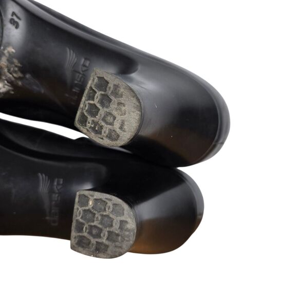 Dansko Bett Nappa Mary Jane Pumps Sz 37 US 6.5 - 7 Black Block Heel - Picture 11 of 12